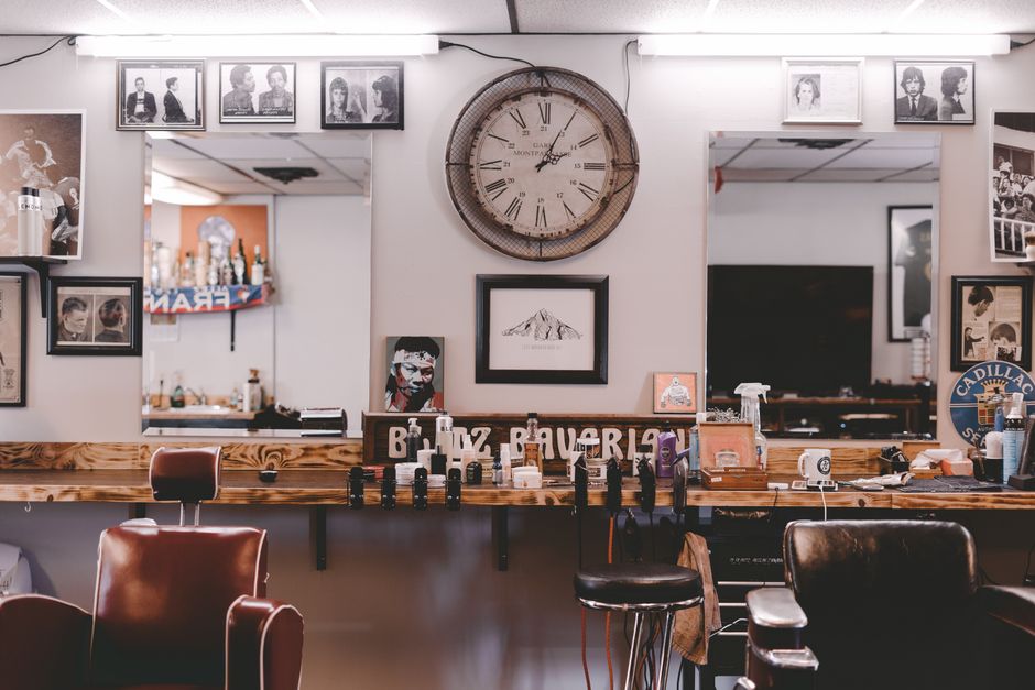 Intérieur de barbershop
